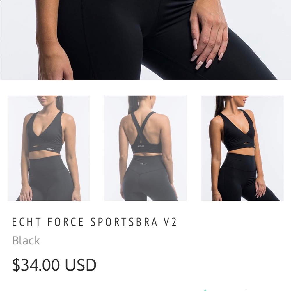 ECHT Apparel V2 sports bra